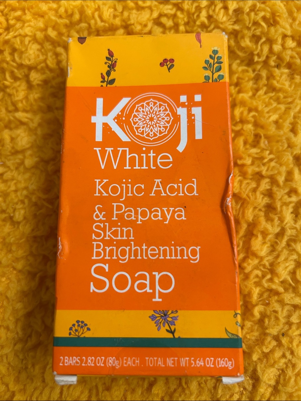 White c Acid & Papaya Brightening Soap - Orange